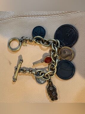 🍀VINTAGE RARE LUCKY BRAND Charm Bracelet